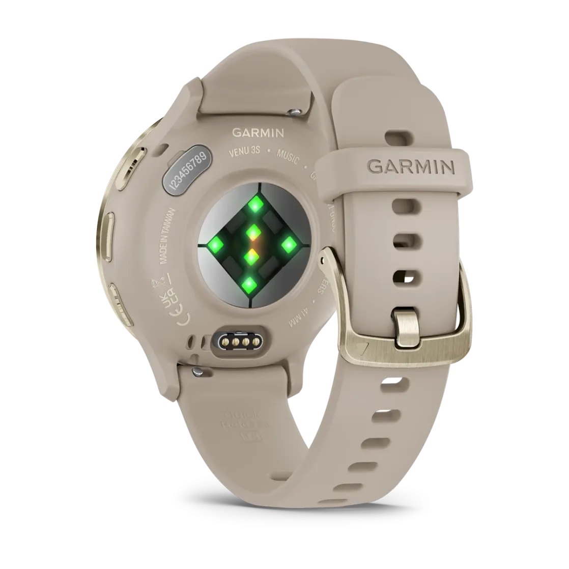 * Venu 3S Soft Gold Stainless Steel Bezel With French G