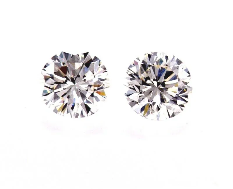 0.67CT Diamond Studs Earrings 14K White Gold GIA Certified Natural Round Cut