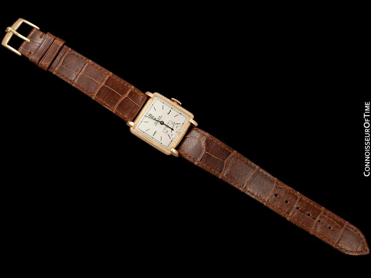 1938 Rolex Precision Vintage Mens Dress Watch - 18K Rose Gold