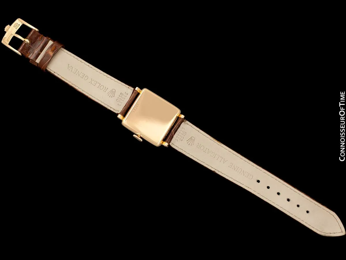 1938 Rolex Precision Vintage Mens Dress Watch - 18K Rose Gold
