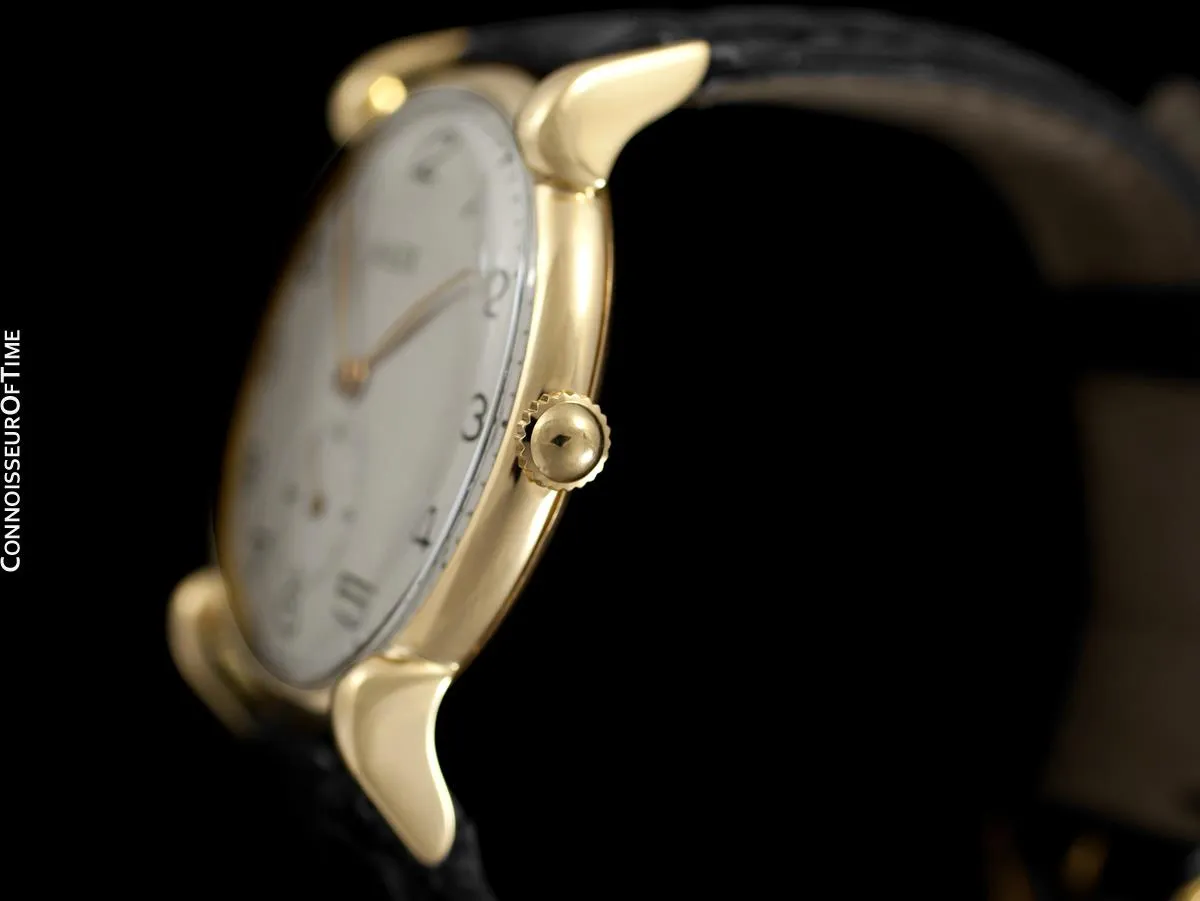 1940's Rolex Precision Vintage Mens Claw Lug Dress Watch - 18K Gold