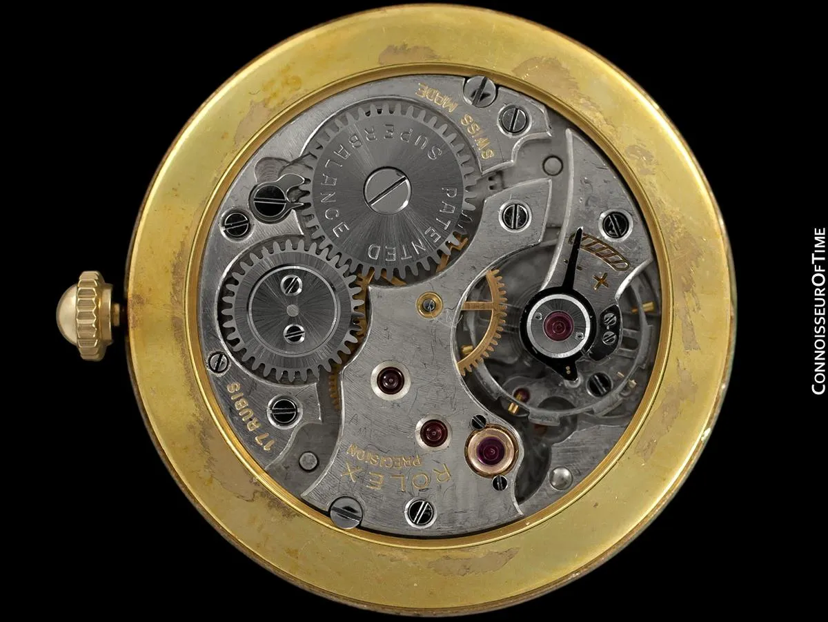 1940's Rolex Precision Vintage Mens Claw Lug Dress Watch - 18K Gold