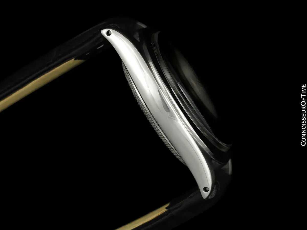 1951 Rolex Mens Vintage "Shock Resisting" Super Oyster Watch - Stainless Steel & Rose Gold
