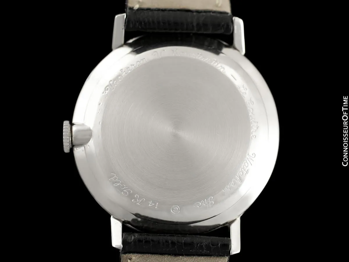 1958 Jaeger-LeCoultre / Vacheron & Constantin Vintage Galaxy Mystery Dial - 14K White Gold & Diamonds