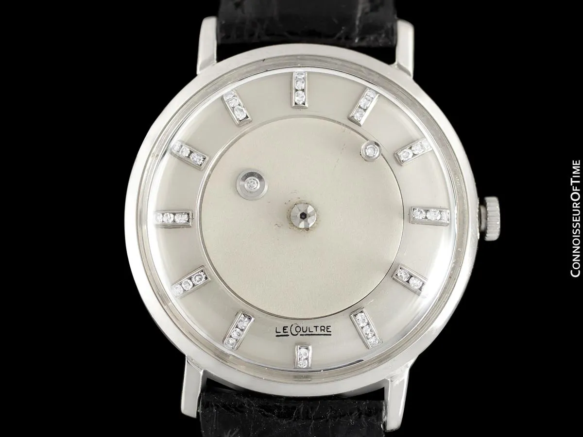 1958 Jaeger-LeCoultre Vintage Galaxy Mystery Dial - 14K White Gold & Diamonds