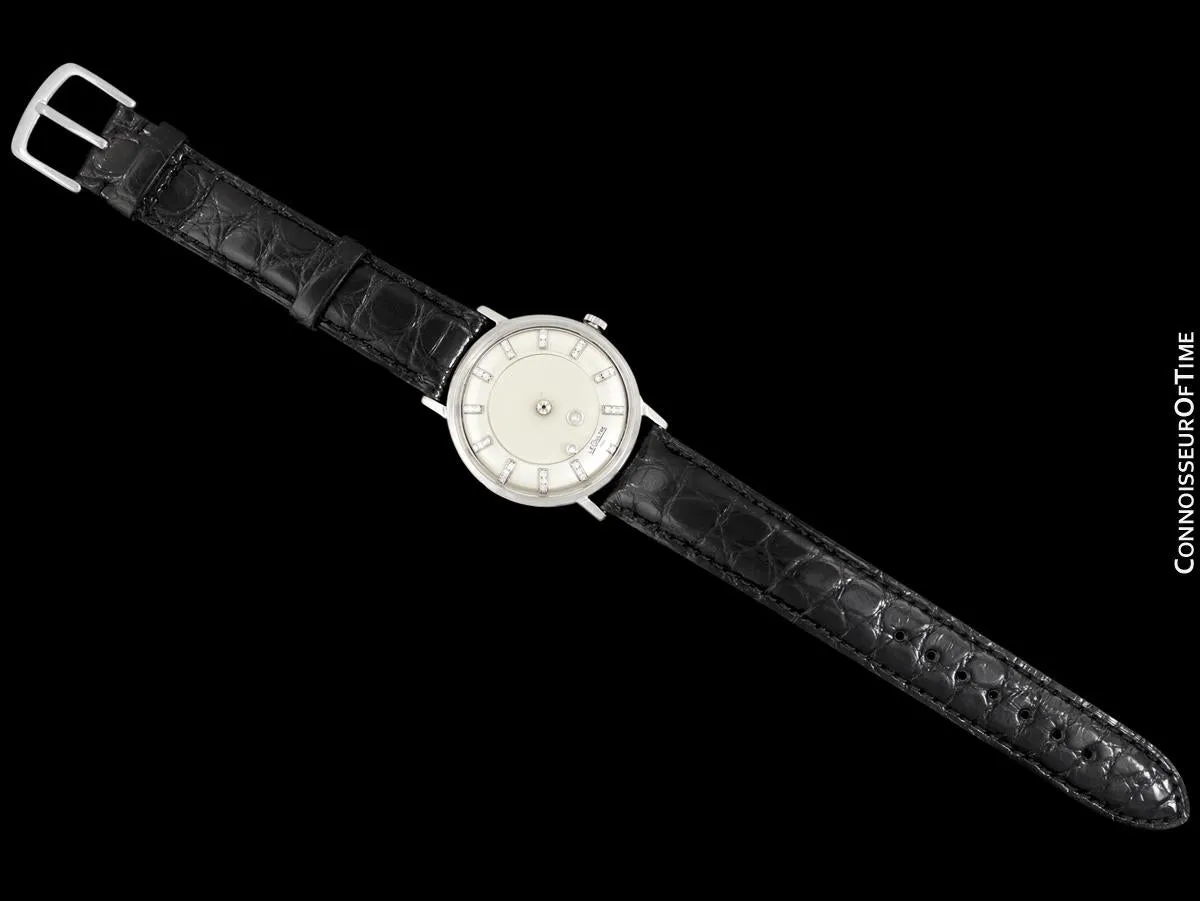 1958 Jaeger-LeCoultre Vintage Galaxy Mystery Dial - 14K White Gold & Diamonds