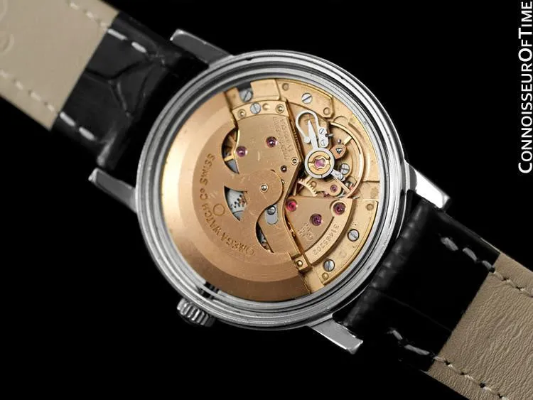 1970 Omega Geneve Vintage Mens Cal. 565 Automatic Watch with Quick-Setting Date - Stainless Steel