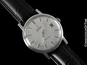 1970 Omega Geneve Vintage Mens Cal. 565 Automatic Watch with Quick-Setting Date - Stainless Steel