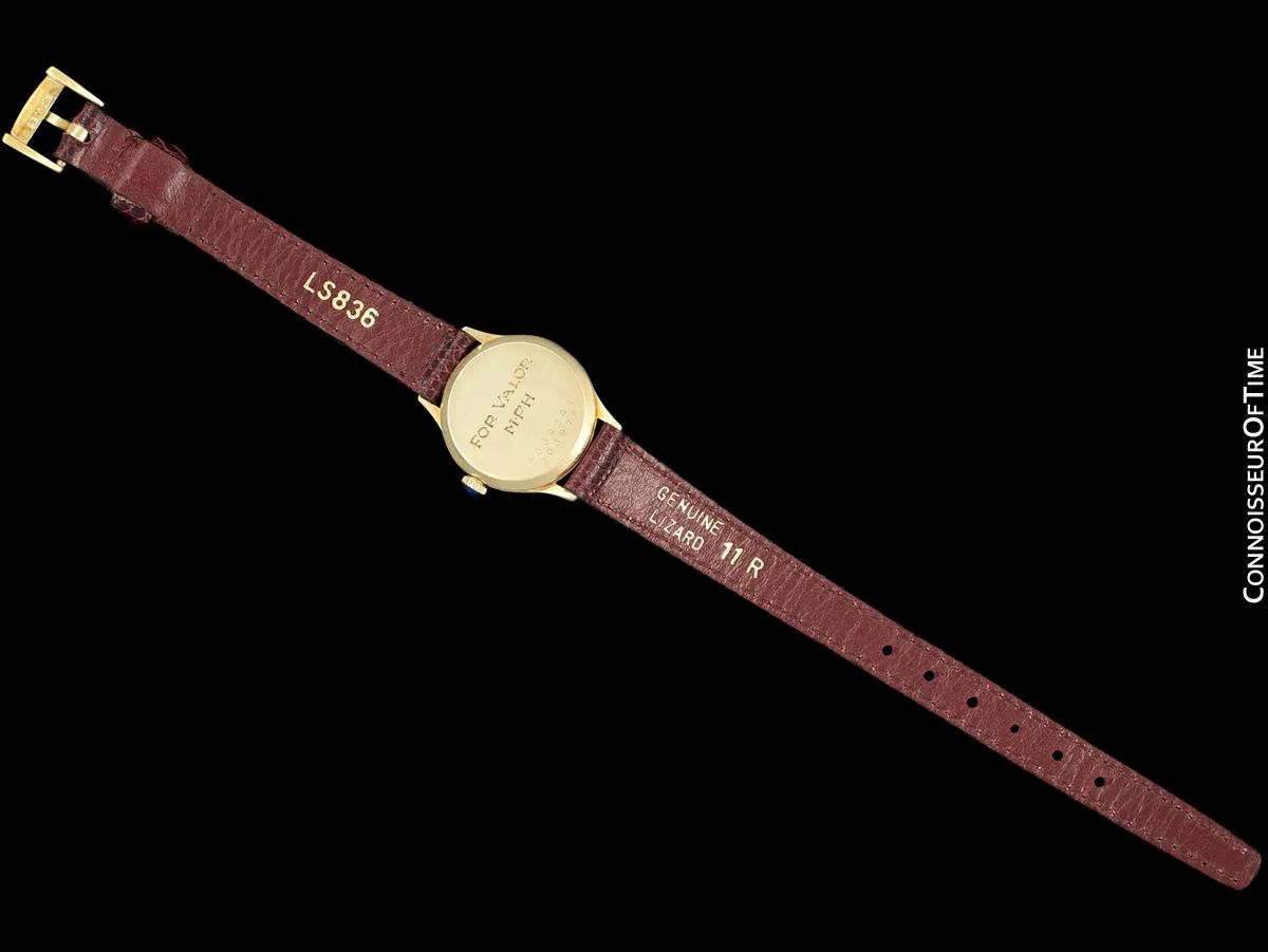 1970's Cartier Vintage Classic Ladies Handwound Watch - 14K Gold