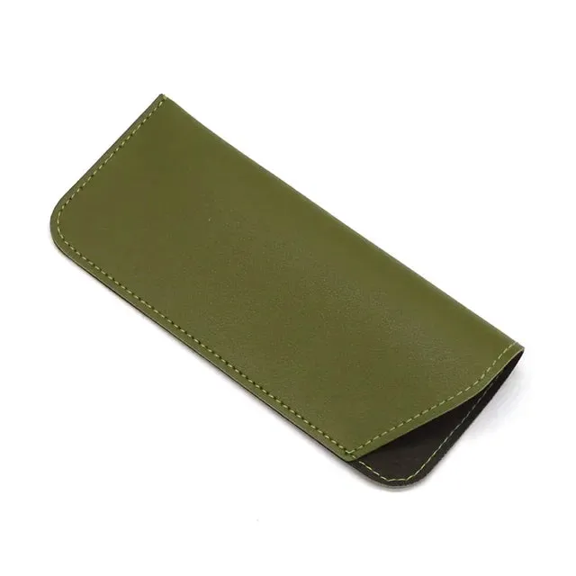 1Pcs PU Leather Glasses Bag Sunglasses Reading Eyeglasses Protective Cover Case Box Pouch Eyewear Protector Case Accessories