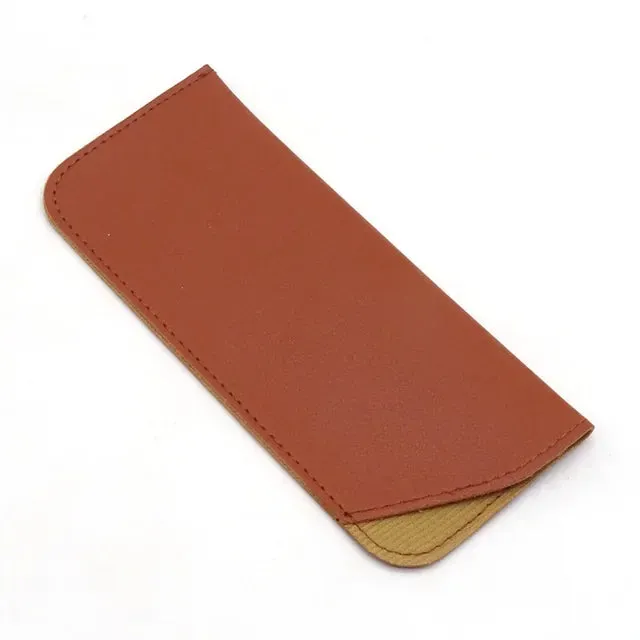 1Pcs PU Leather Glasses Bag Sunglasses Reading Eyeglasses Protective Cover Case Box Pouch Eyewear Protector Case Accessories