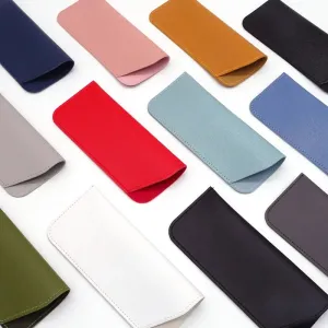 1Pcs PU Leather Glasses Bag Sunglasses Reading Eyeglasses Protective Cover Case Box Pouch Eyewear Protector Case Accessories