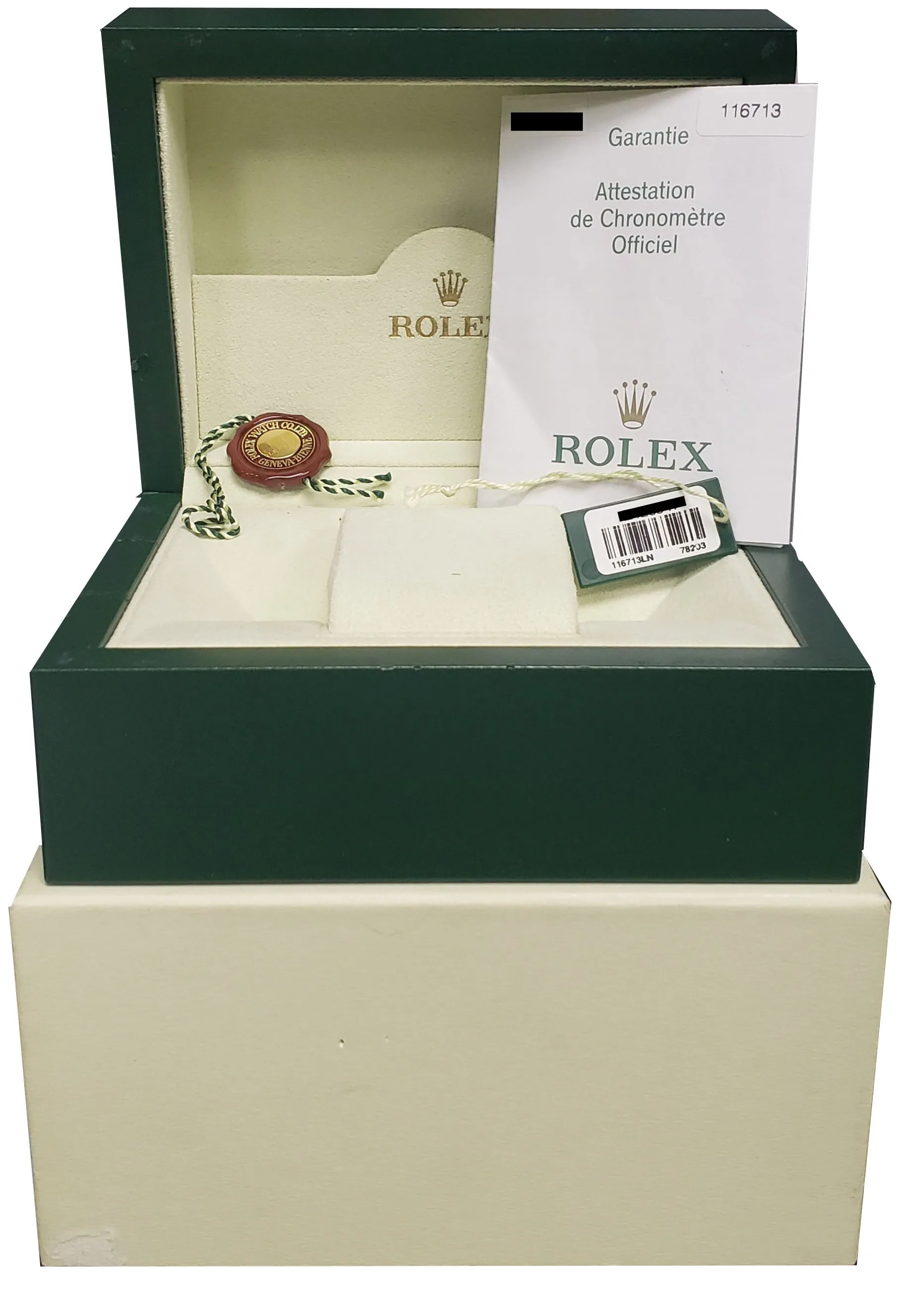 2006 Rolex GMT-Master II Ceramic 116713 Black Two-Tone Stainless Date 40mm Watch