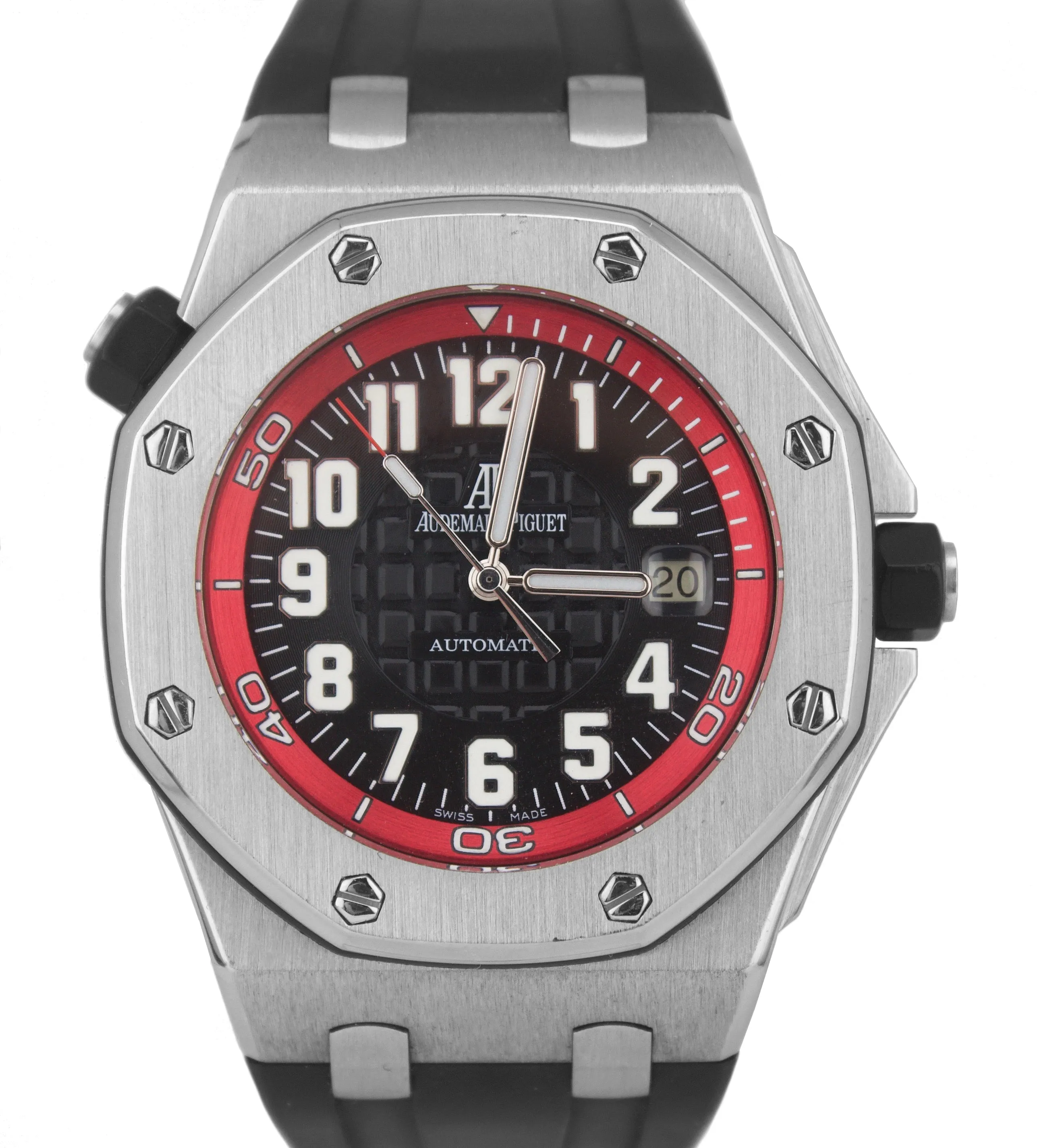 2008 Audemars Piguet Royal Oak Offshore Scuba Red Diver Boutique 15701ST Watch