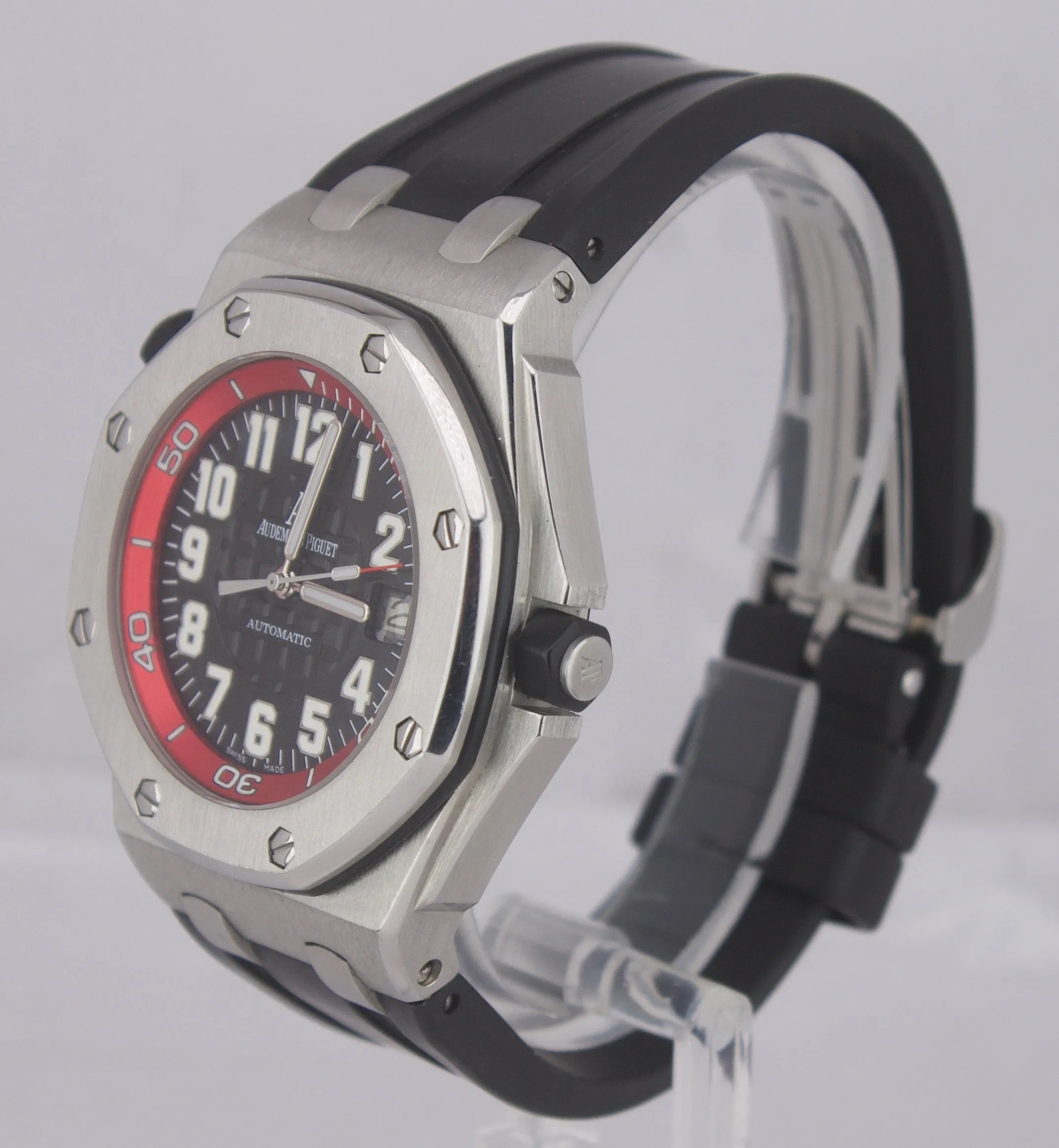 2008 Audemars Piguet Royal Oak Offshore Scuba Red Diver Boutique 15701ST Watch