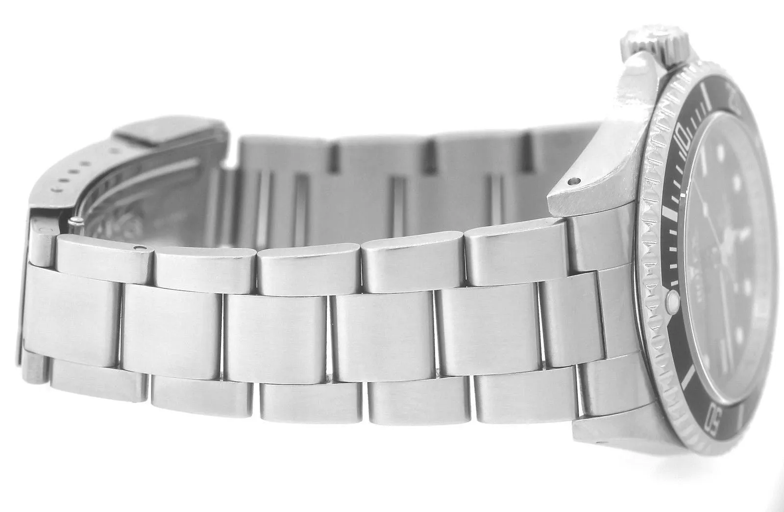2011 ENGRAVED REHAUT Stainless 4-Line Rolex Submariner No-Date 14060 M Black