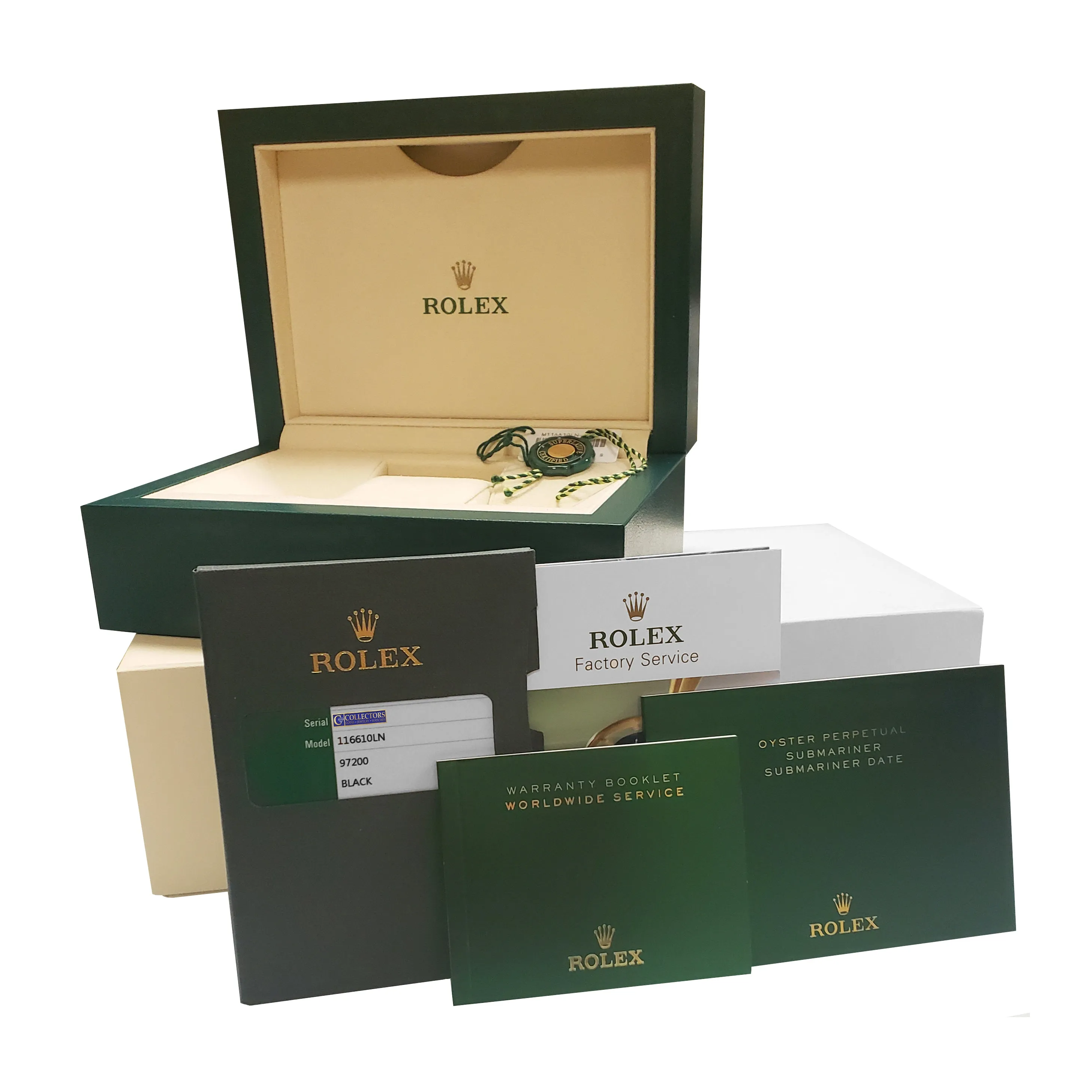 2016 MINT Rolex Submariner Date 116610 LN Stainless Black Ceramic 40mm Watch
