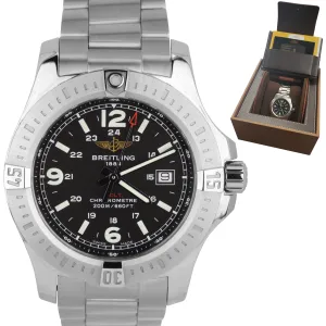 2019 Breitling Colt 44 Quartz Volcano Black Stainless Steel Watch A74388111/B1A1