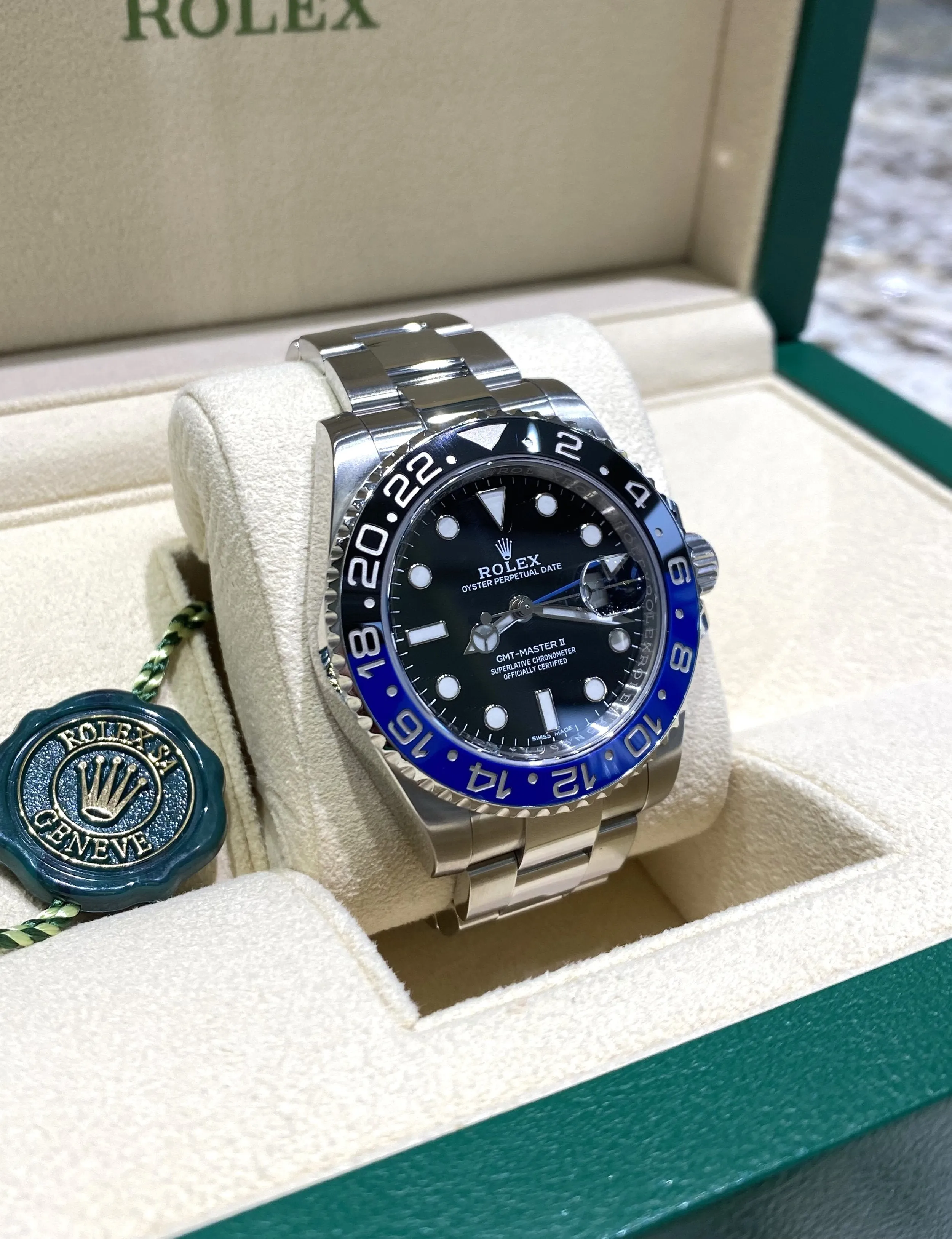 2020 Rolex GMT-Master II Batman 116710BLNR