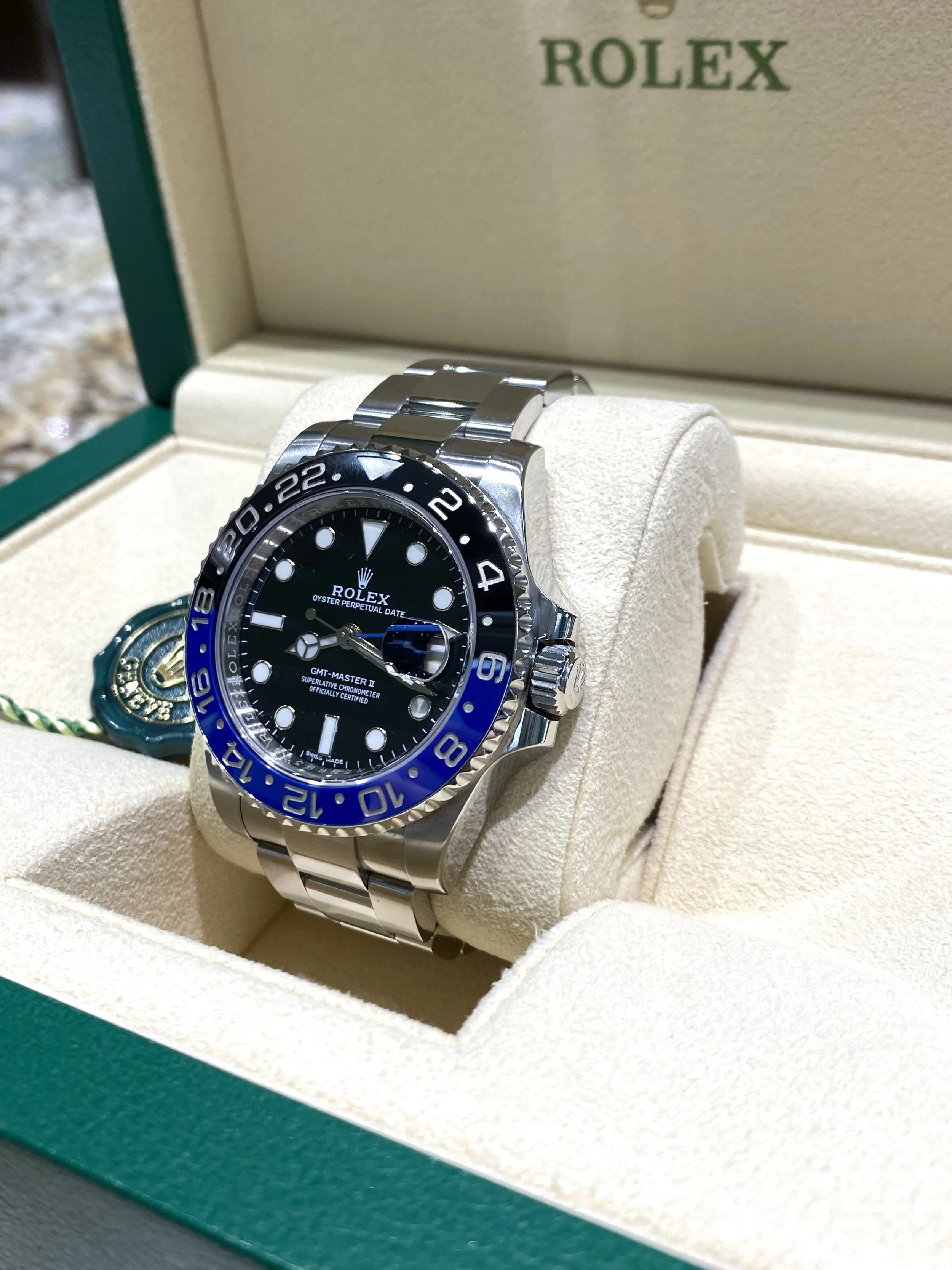 2020 Rolex GMT-Master II Batman 116710BLNR