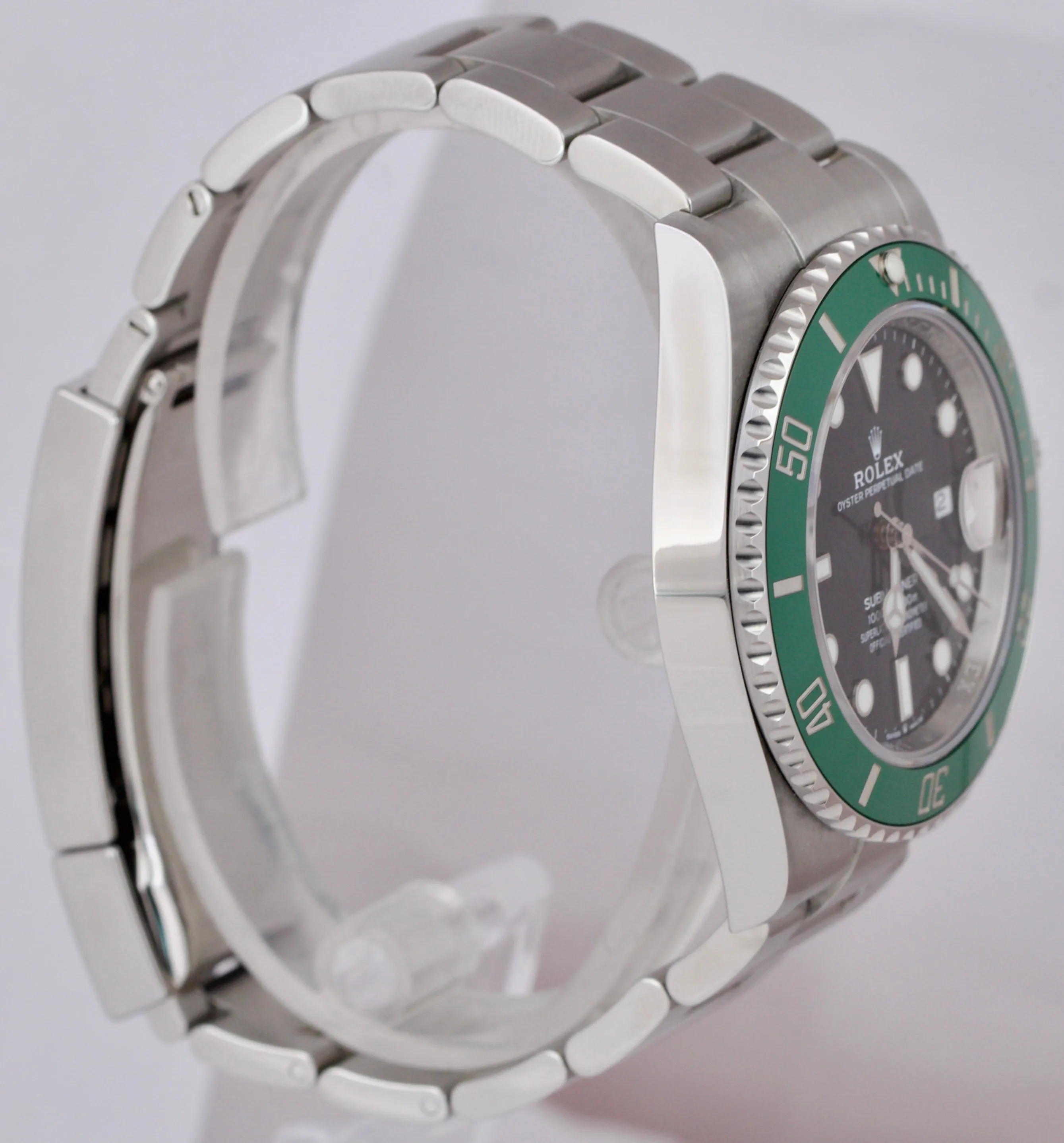 2021 Rolex Submariner 41mm Date GREEN KERMIT Ceramic Steel Watch 126610 LV B P