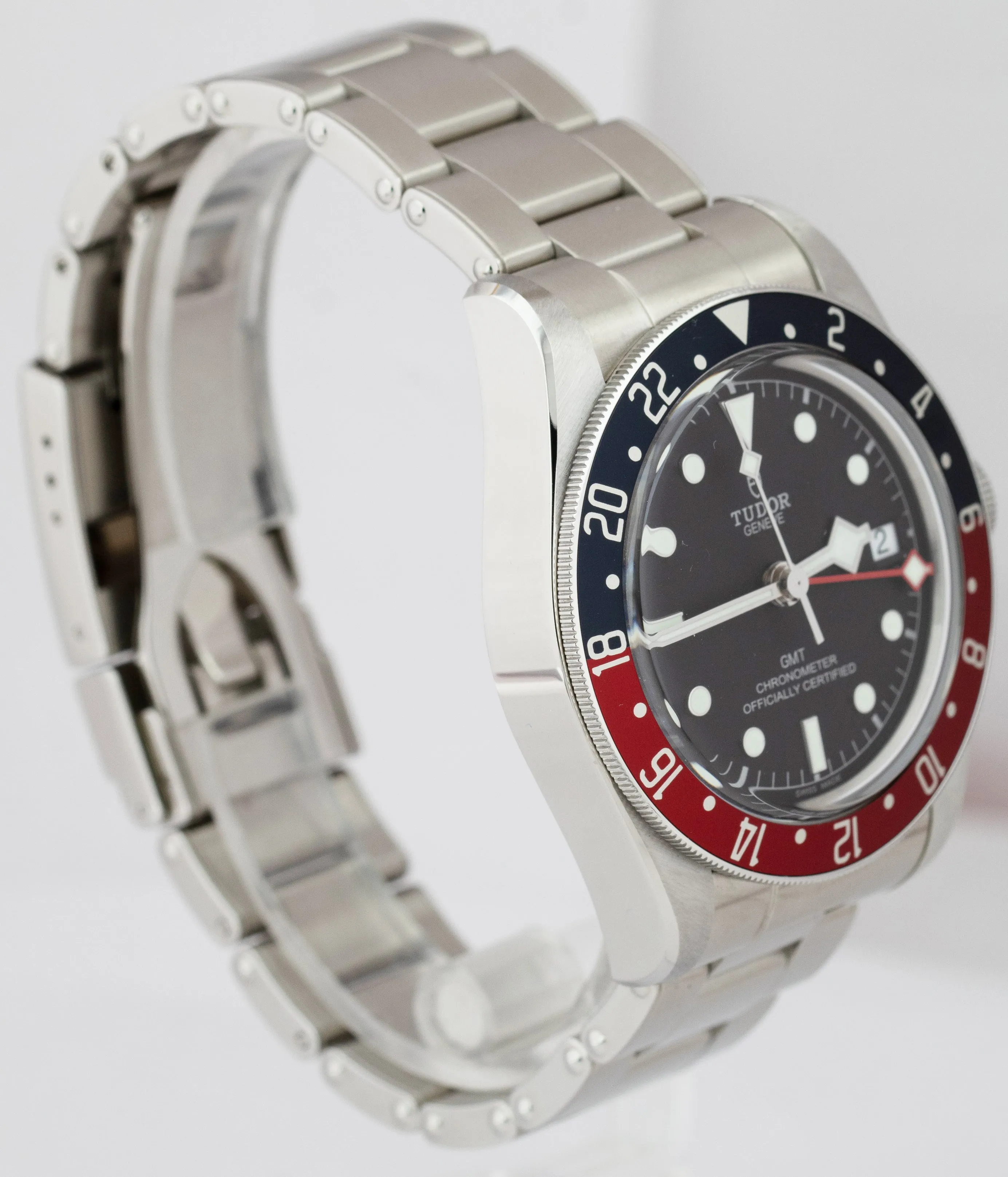 2021 Tudor Black Bay GMT Pepsi 41mm Stainless Steel Black Date Watch 79830RB B P