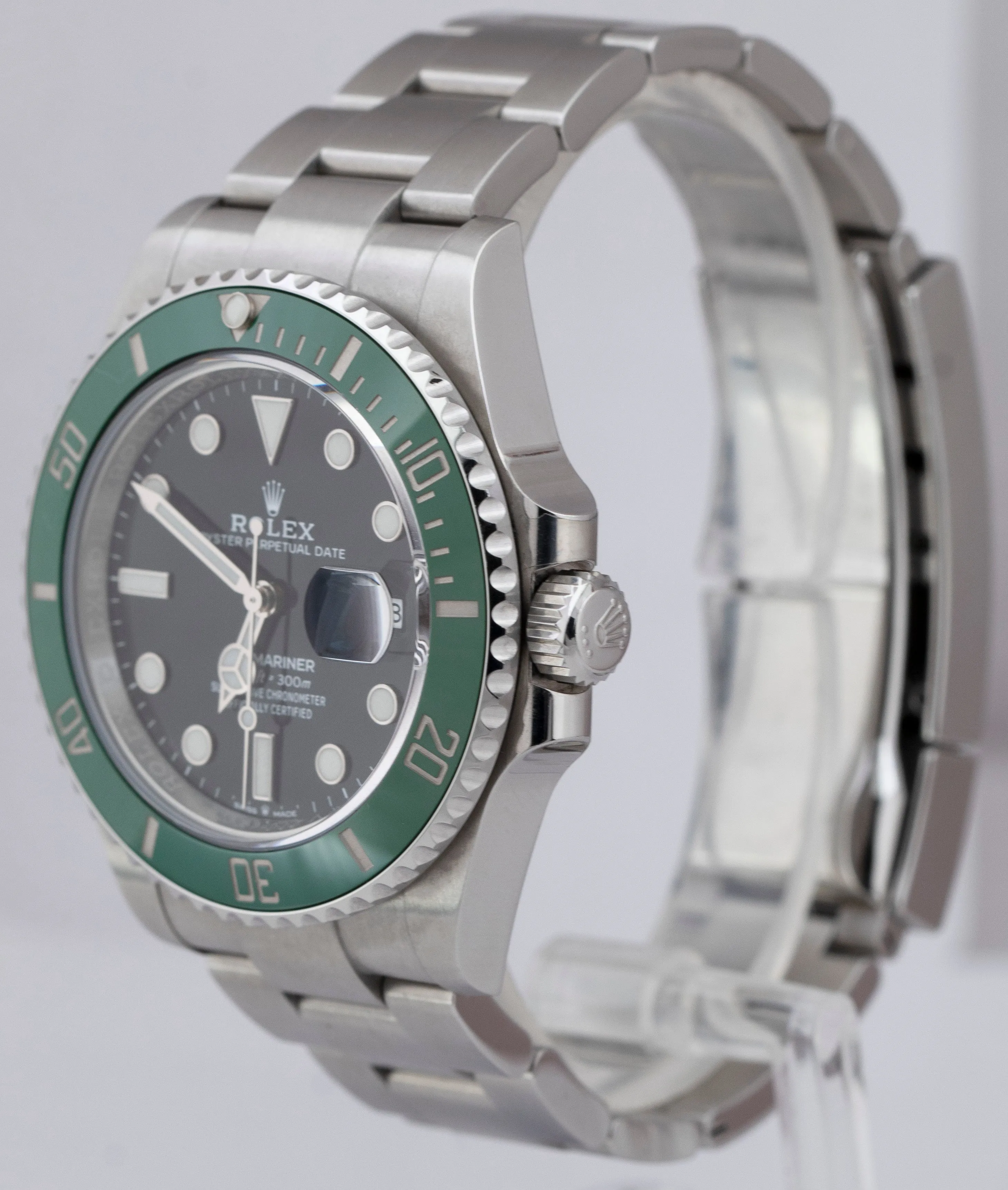 2022 Rolex Submariner 41mm Date GREEN KERMIT Ceramic Steel Watch 126610 LV B P