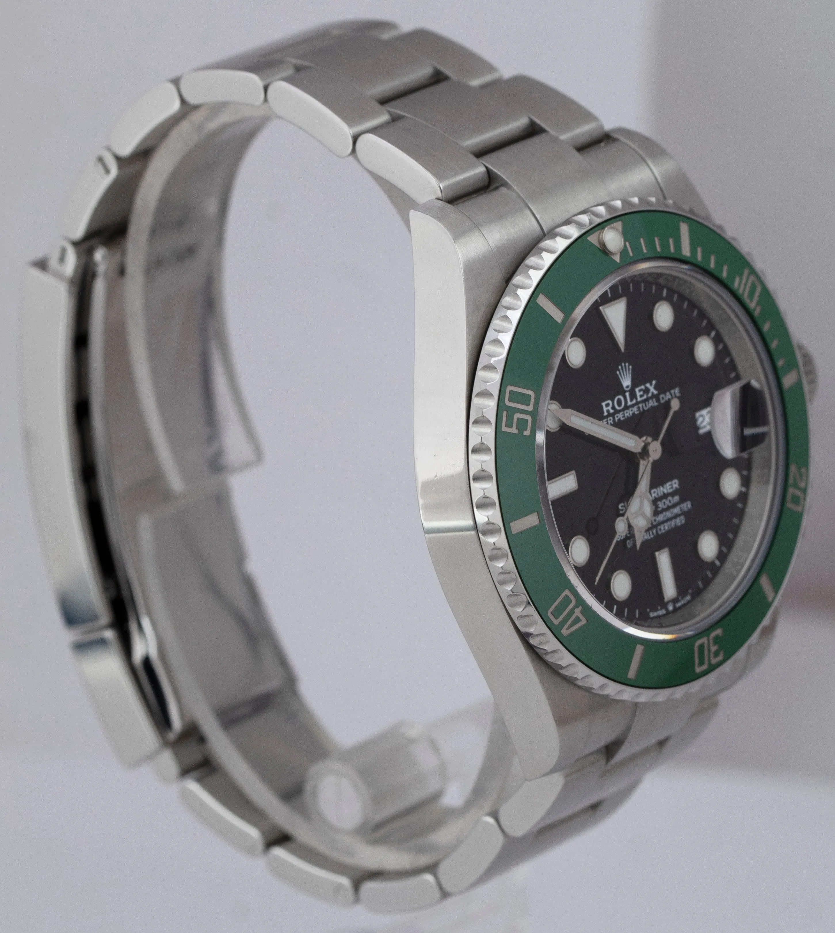 2022 Rolex Submariner 41mm Date GREEN KERMIT Ceramic Steel Watch 126610 LV B P