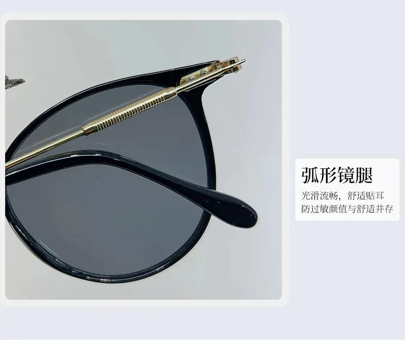2024 New Style Round Frame Sunglasses Unisex UV-proof Sun Glasses Eyewear Women Outdoor Travel Goggle Eye Production Sun Shades
