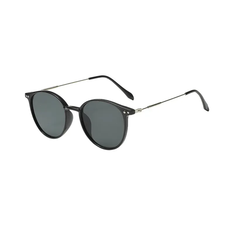 2024 New Style Round Frame Sunglasses Unisex UV-proof Sun Glasses Eyewear Women Outdoor Travel Goggle Eye Production Sun Shades