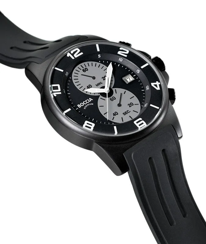 3777-02 Mens Boccia id. Titanium Watch