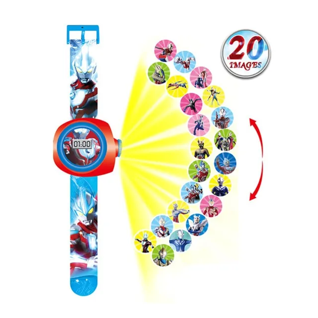 3D Projection Minnie Unicorn Kids Watches Children Toy LED Digital Kid Boys Girls Clock Watches Spiderman Child Watch