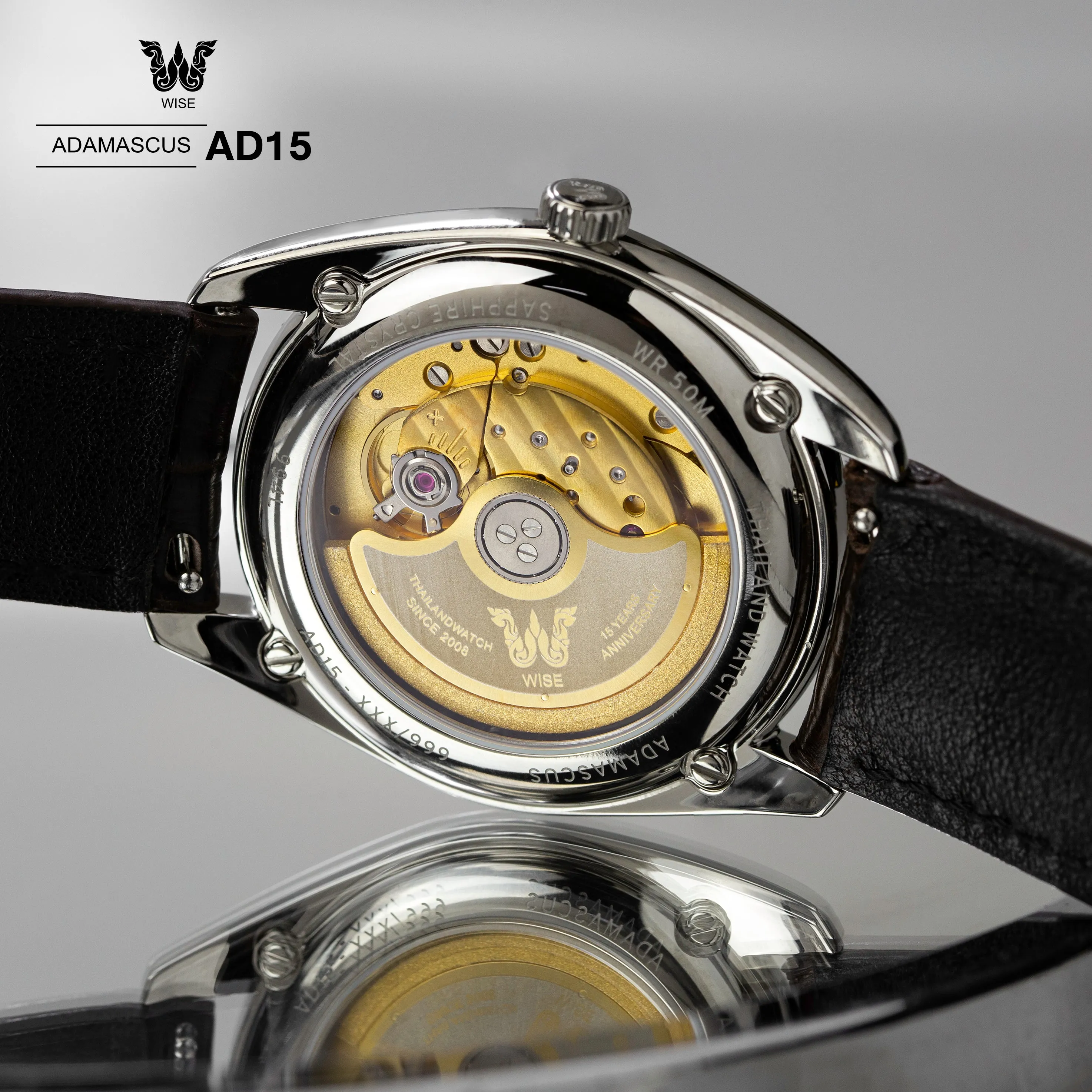 ADAMASCUS AD15 24K Gold Filled Dial Limited 999 Pcs.