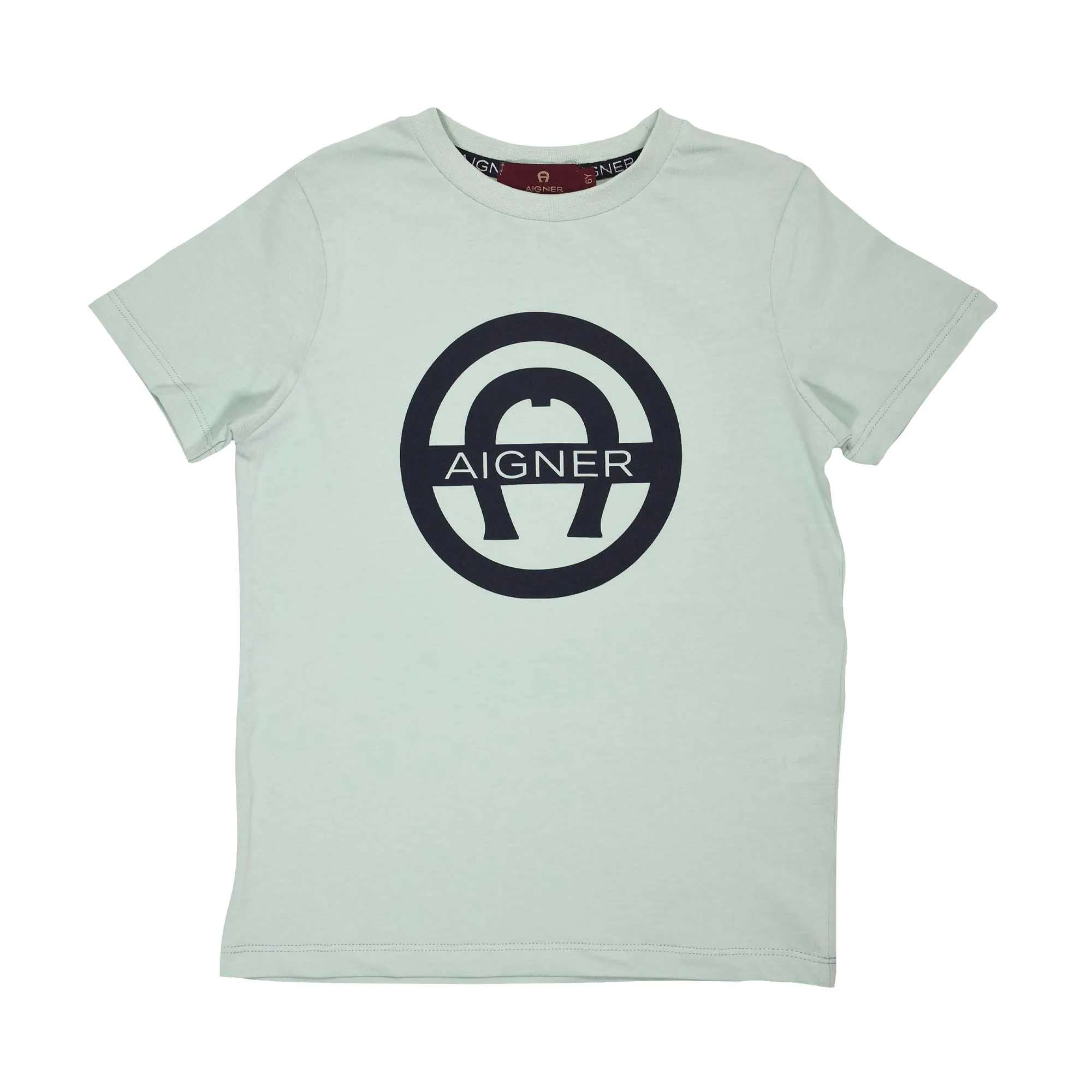 Aigner Kids Boy's Light Green T-Shirt