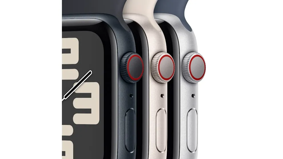 Apple Watch SE 44mm Midnight Aluminium Case with Midnight Sport Band M/L - GPS   Cellular