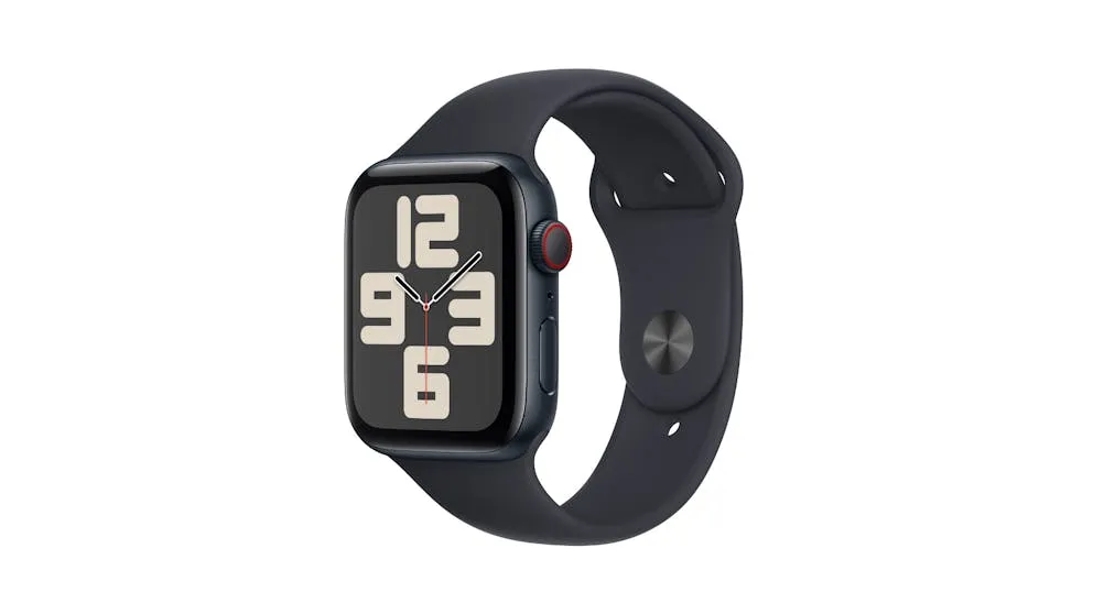 Apple Watch SE 44mm Midnight Aluminium Case with Midnight Sport Band M/L - GPS   Cellular