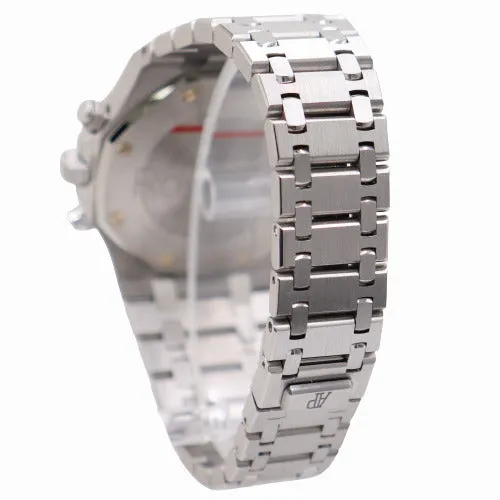 Audemar's Piguet Men's Royal Oak Stainless Steel 39mm White Chronograph Dial Watch Ref# 25860ST.OO.1110ST.05