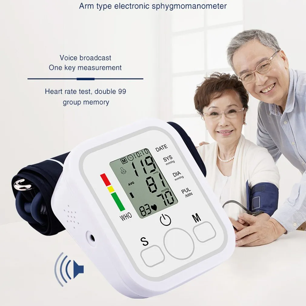 Battery System Digital ARM Blood Pressure Monitor