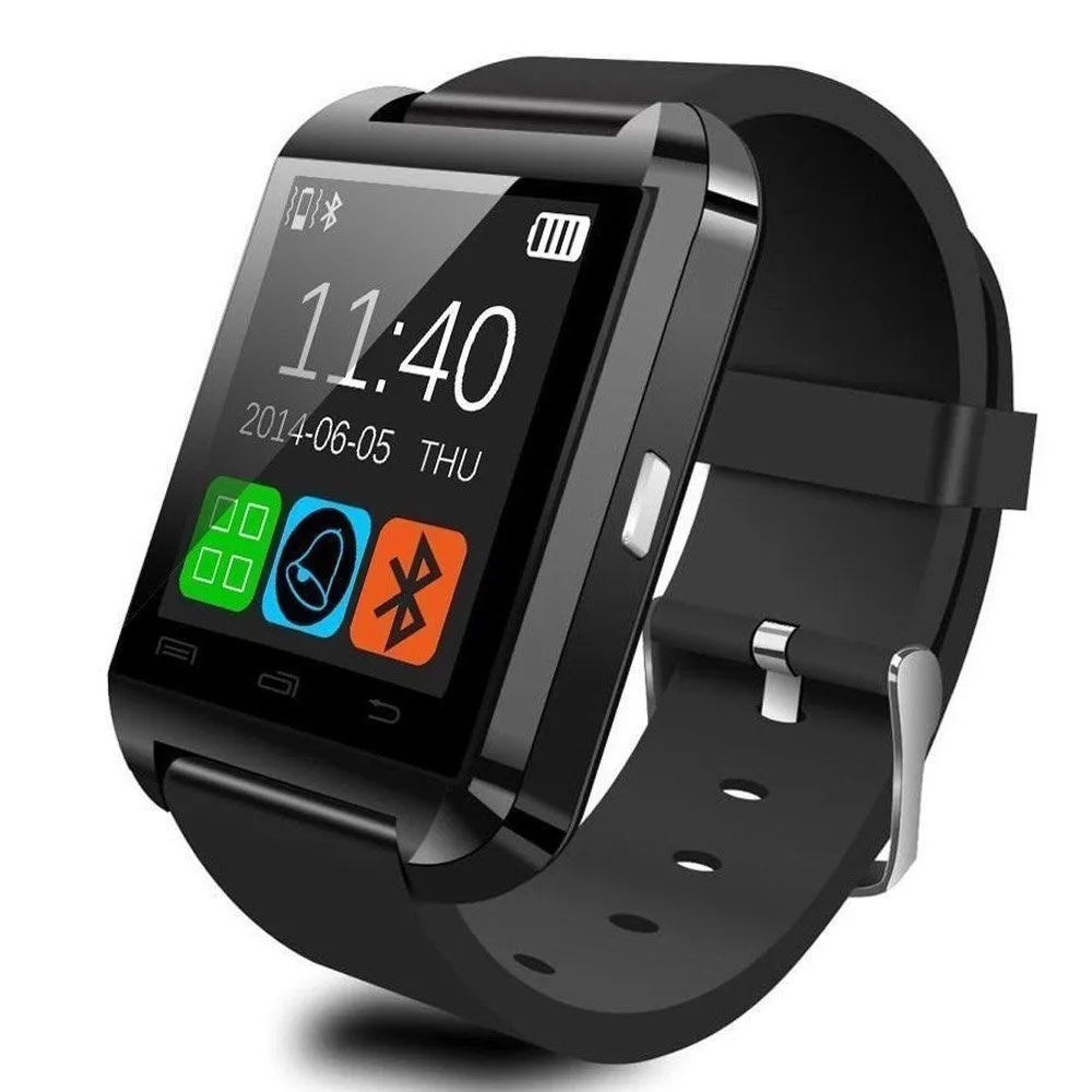 Bluetooth Smart Watch U8 Altimeter Barometer Sport Clock Wrist Watches Waterproof Passometer Smartwatch FOR IOS Android Phone