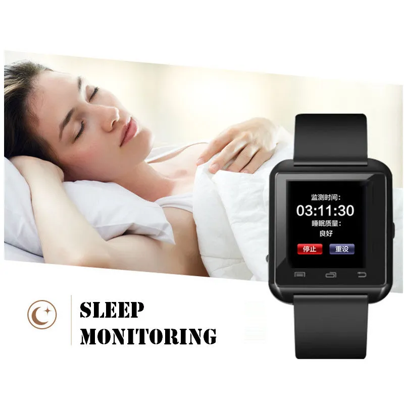 Bluetooth Smart Watch U8 Altimeter Barometer Sport Clock Wrist Watches Waterproof Passometer Smartwatch FOR IOS Android Phone