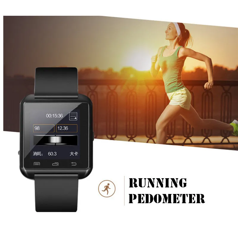 Bluetooth Smart Watch U8 Altimeter Barometer Sport Clock Wrist Watches Waterproof Passometer Smartwatch FOR IOS Android Phone