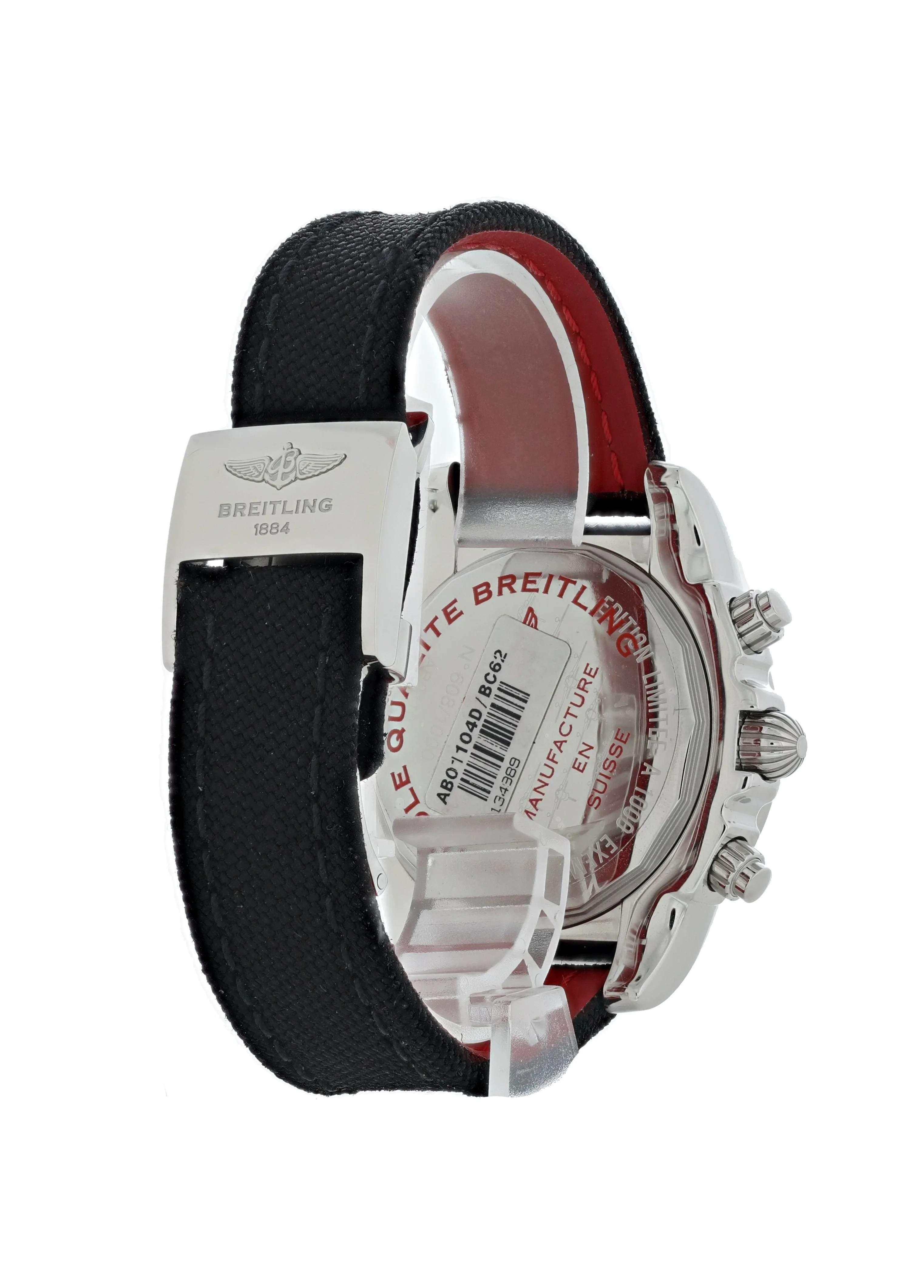 Breitling Chronomat 01 AB0110 P.A.N  Frecce Tricolore  Mens Watch Box Papers