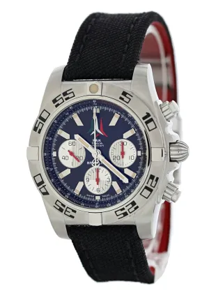 Breitling Chronomat 01 AB0110 P.A.N  Frecce Tricolore  Mens Watch Box Papers