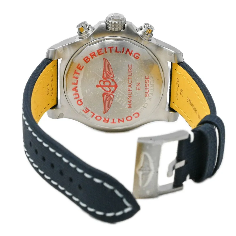 Breitling Men's Avenger Stainless Steel 45mm Blue Chronograph Dial Watch Reference #: A13317