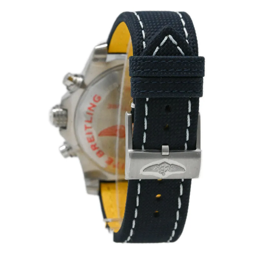 Breitling Men's Avenger Stainless Steel 45mm Blue Chronograph Dial Watch Reference #: A13317