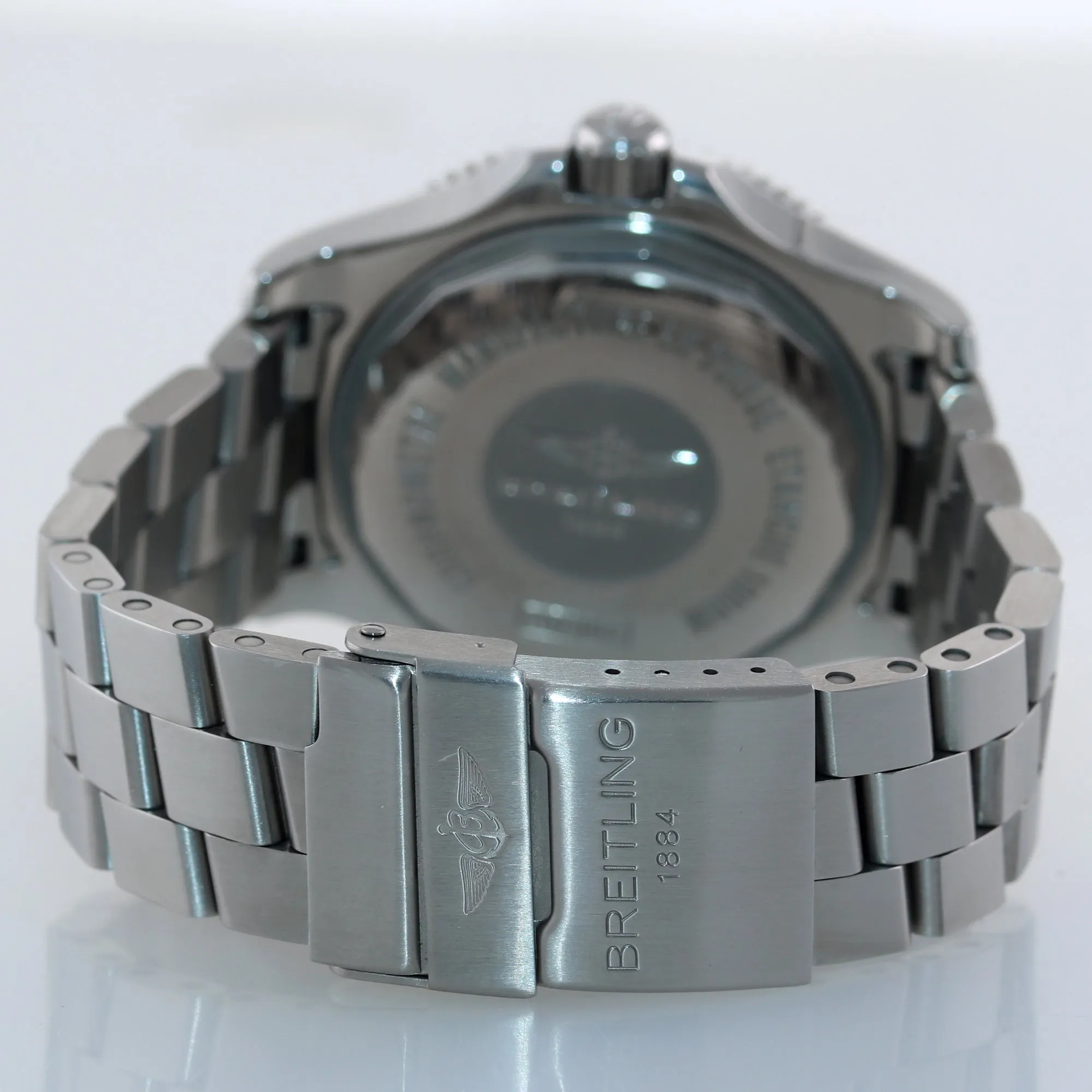 Breitling SuperOcean 44 Stainless Steel Black 44mm Date Dive Watch A17392