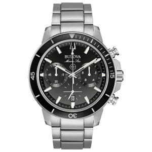 Bulova Performance Marine Star Mens Watch Stainless Steel