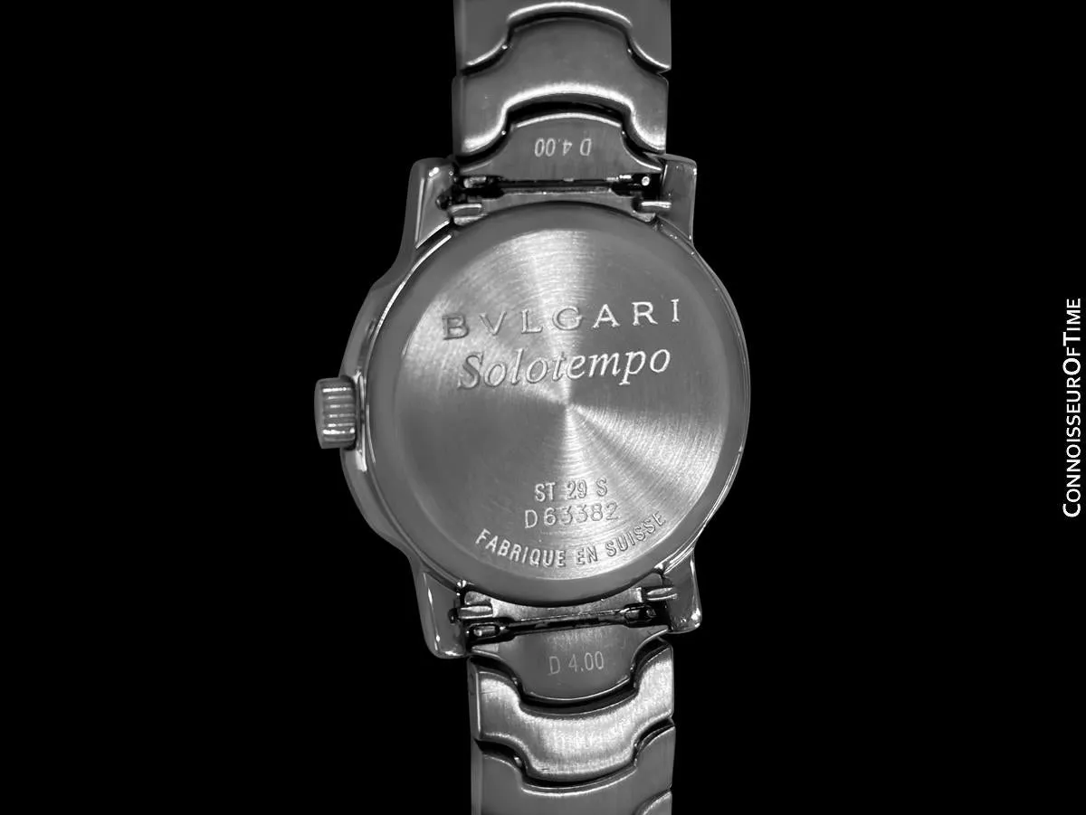 Bvlgari (Bulgari) Solotempo Ladies Watch, Ref. ST 29 S - Stainless Steel