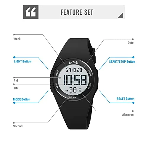CakCity Kids Watches Digital Sport Watches for Boys Girls Outdoor Waterproof Watches with Alarm Stopwatch Child Wrist Watch for Kids Ages 5-13