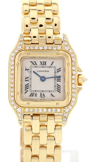 Cartier Panthere 18k Diamond Ladies Watch
